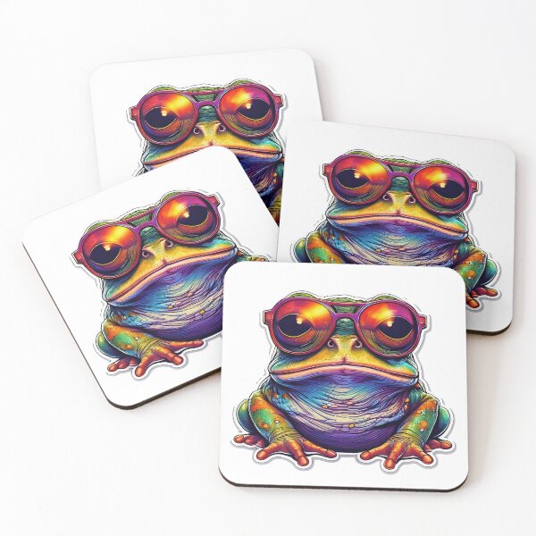 Item preview, Cool Frog sticker designed and sold by Dr. Neeko.