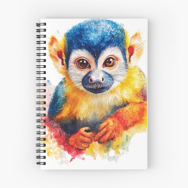 Item preview, Watercolor Squirrel Monkey designed and sold by ChaosReigns91.