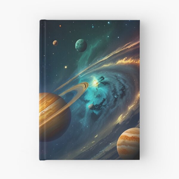 Item preview, Planets of the solar system aligned in a colorful, artistic pattern designed and sold by johndesignwaves.