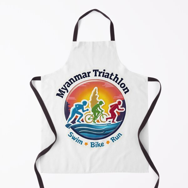 Item preview, Myanmar Triathlon Spirit – Swim, Bike, Run Through Tradition designed and sold by Triathlongram.