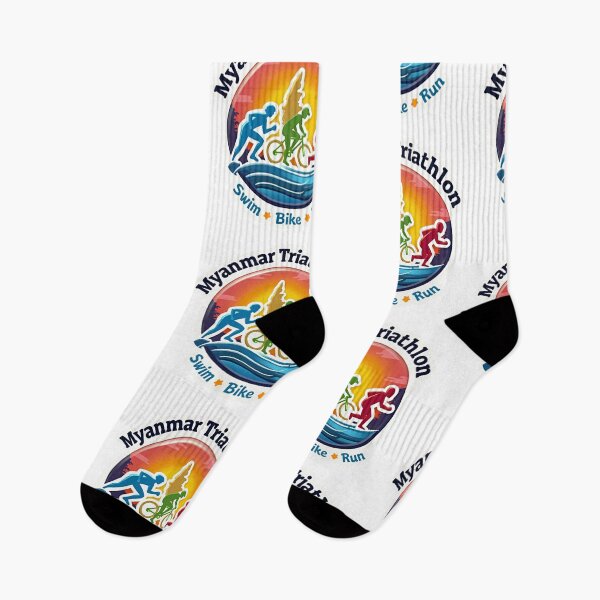 Item preview, Myanmar Triathlon Spirit – Swim, Bike, Run Through Tradition designed and sold by Triathlongram.