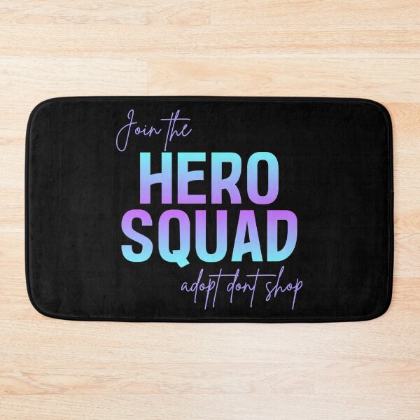 Item preview, Hero Squad - Adopt Dont Shop designed and sold by Crazy Before Cats.