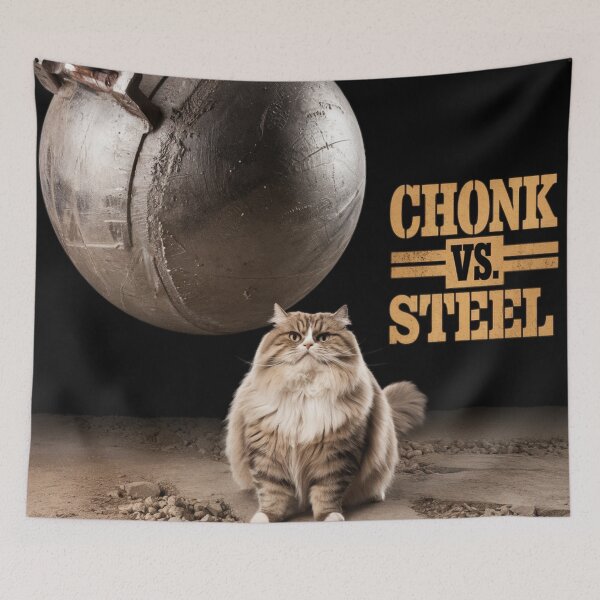 Item preview, Chonk vs. Steel #3 designed and sold by ChonkingHazard.