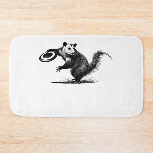 Item preview, Possum Playing Ultimate Frisbee Opossum Lover designed and sold by Kimberley King Art  King Art.