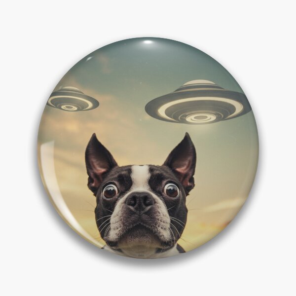 Item preview, French Bulldog Dog Selfie Phone Photo Funny UFO Sighting designed and sold by d247.