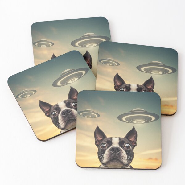 Item preview, French Bulldog Dog Selfie Phone Photo Funny UFO Sighting designed and sold by d247.
