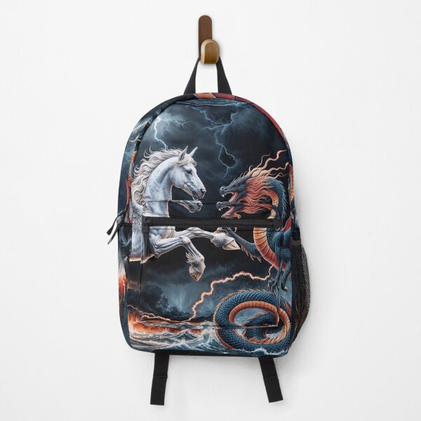 Item preview, Pegasus v Dragon AI Fantasy Scene designed and sold by Skye Ryan-Evans.