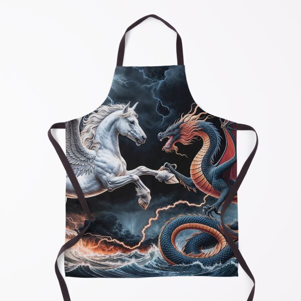 Item preview, Pegasus v Dragon AI Fantasy Scene designed and sold by Skye Ryan-Evans.