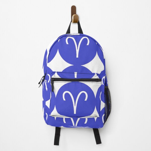 Item preview, Aries Zodiac Sign White on Blue designed and sold by svace.