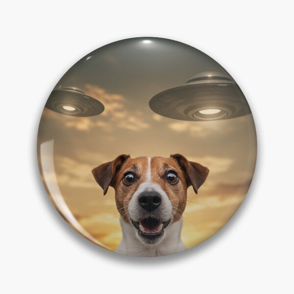 Item preview, Jack Russell Dog Selfie Phone Photo Funny UFO Sighting designed and sold by d247.