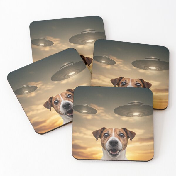 Item preview, Jack Russell Dog Selfie Phone Photo Funny UFO Sighting designed and sold by d247.