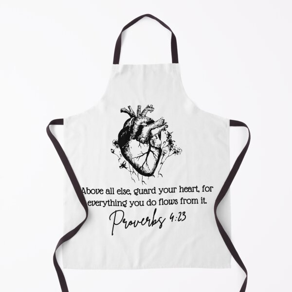 Item preview, Proverbs 4: 23, bible verse designed and sold by MoriaStore.