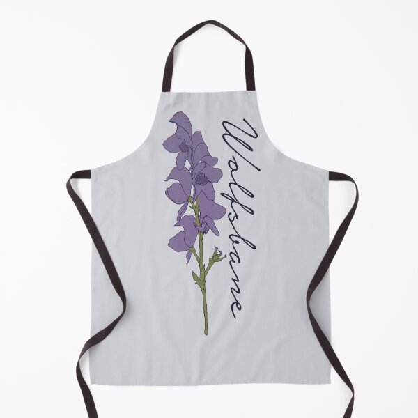 Item preview, Typography Wolfsbane Flowering Botanical designed and sold by Skull Fern.