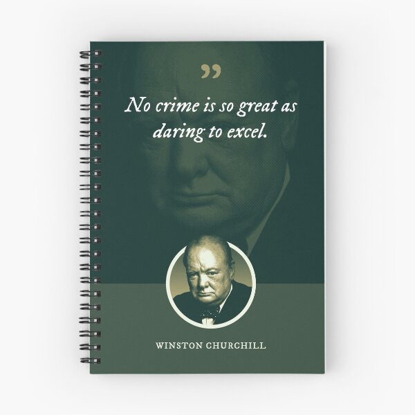 Item preview, Winston Churchill - No crime is so great as daring to excel designed and sold by Syahrasi.