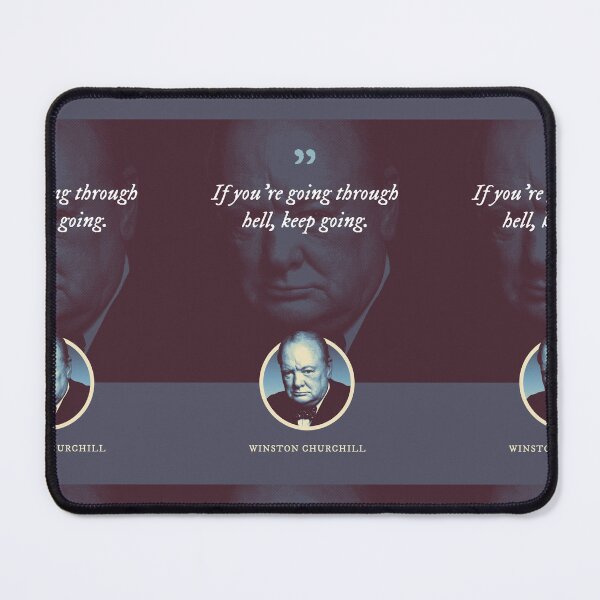 Item preview, Winston Churchill - If you're going through hell, keep going designed and sold by Syahrasi.