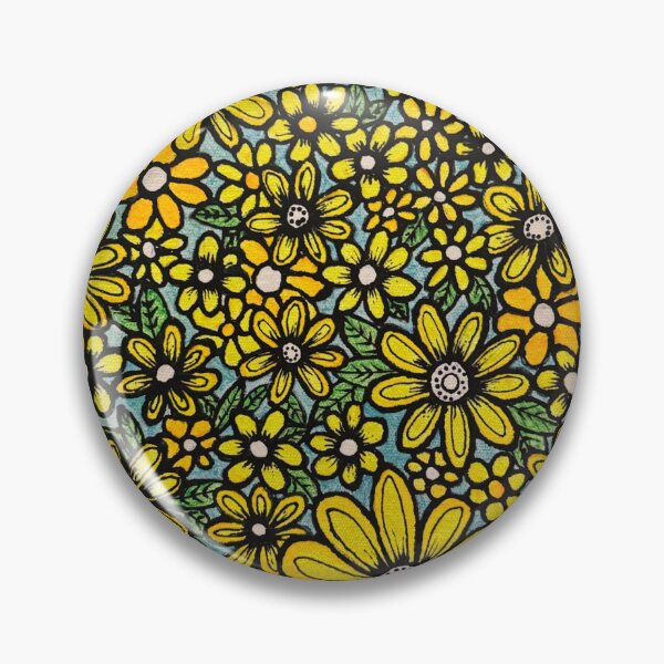 Item preview, Yellow flowers designed and sold by CarolZsoltArt.