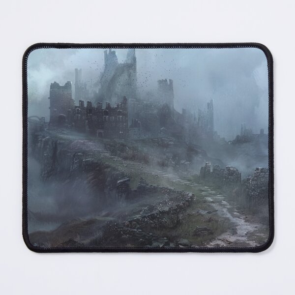 Item preview, Eerie Ruins in Mist designed and sold by jgvisualarts.