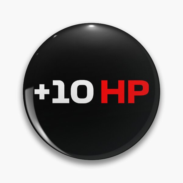 Item preview, +10 HP | Funny Car Guy/Girl Horsepower Quote (White Design) designed and sold by FilipeFerreira.