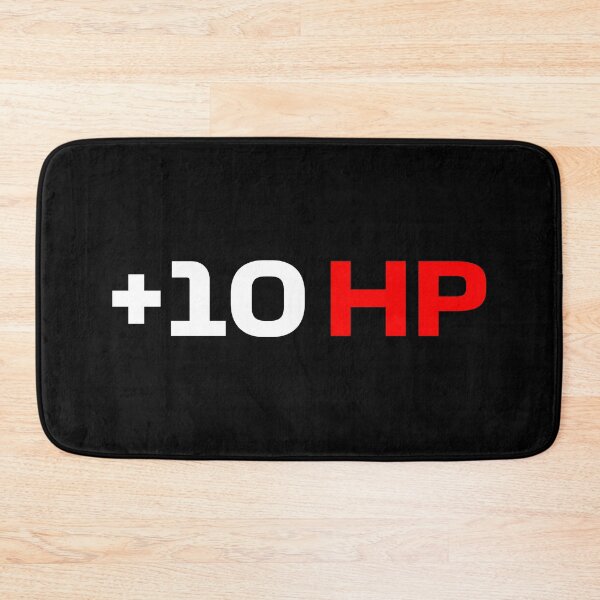 Item preview, +10 HP | Funny Car Guy/Girl Horsepower Quote (White Design) designed and sold by FilipeFerreira.