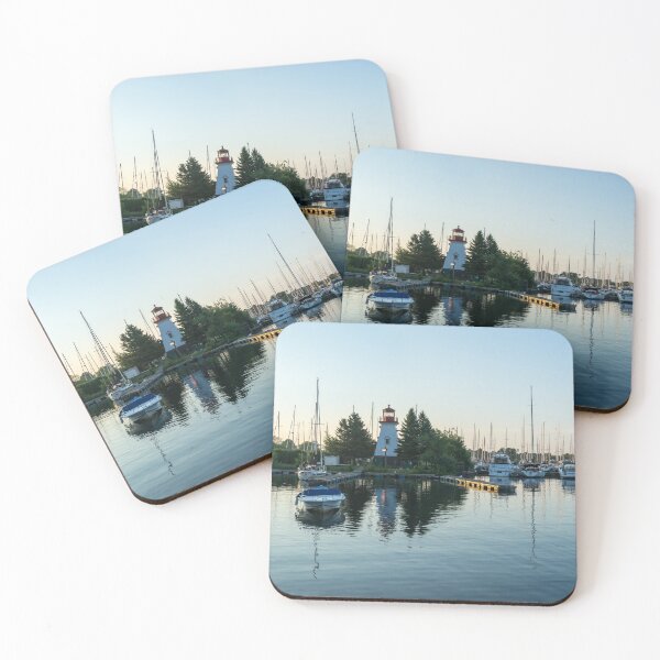 Item preview, Lighthouse Daybreak at the Yacht Club designed and sold by Georgia Mizuleva.