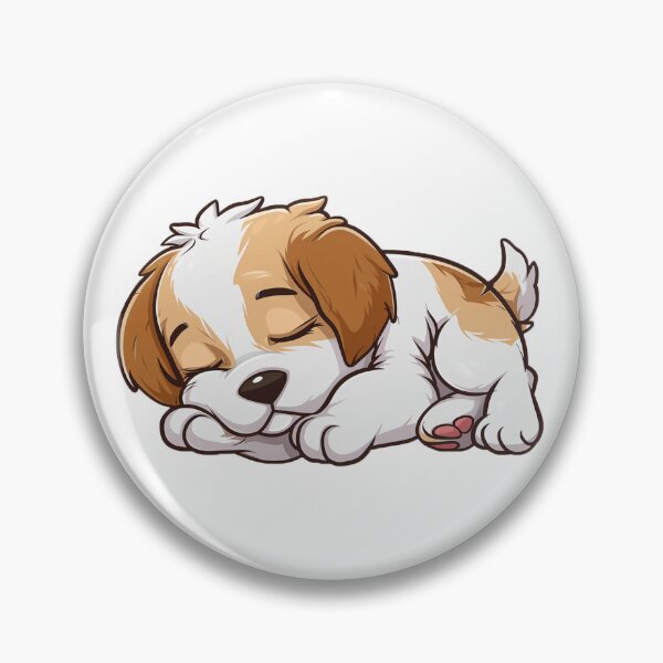 Artikelvorschau, Niedlicher Cartoon-Hund entworfen und verkauft von Stickermagician.