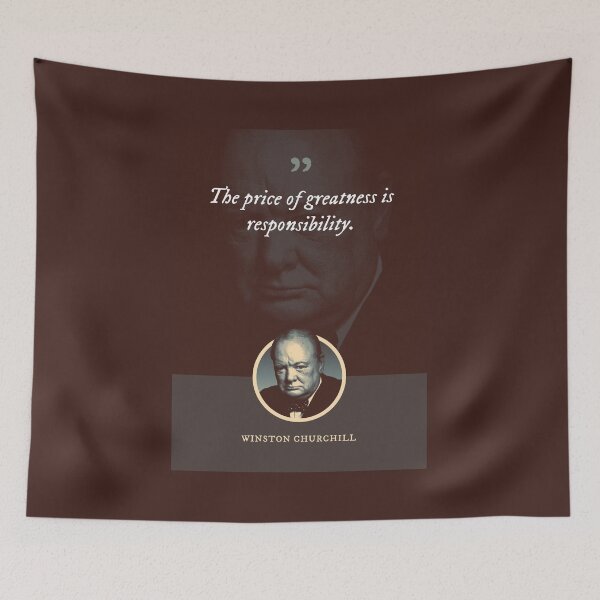 Item preview, Winston Churchill - The price of greatness is responsibility designed and sold by Syahrasi.