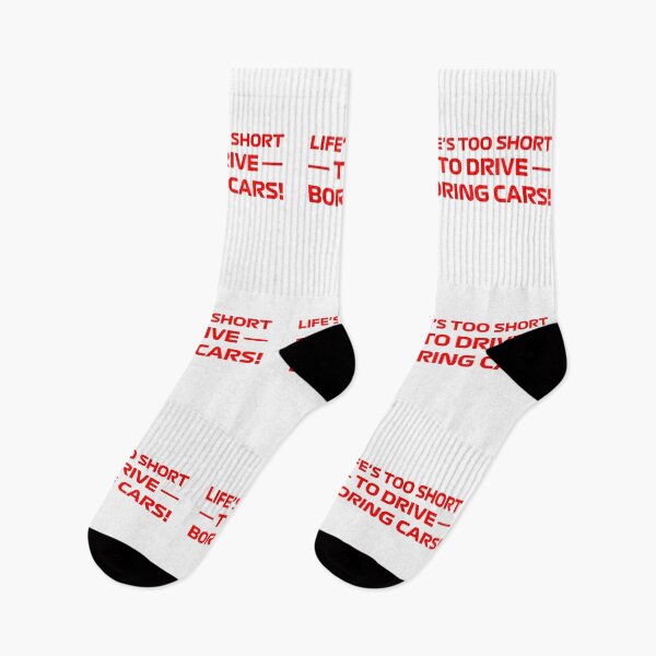 Item preview, Life's Too Short To Drive Boring Cars! (Red Design) designed and sold by FilipeFerreira.