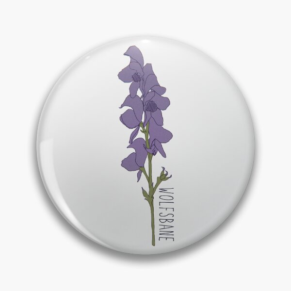 Item preview, Botanical Wolfsbane Flower designed and sold by Skull Fern.