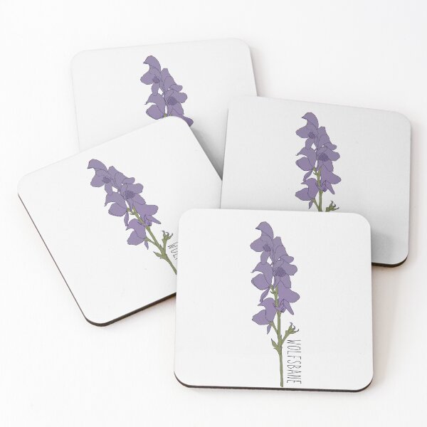 Item preview, Botanical Wolfsbane Flower designed and sold by Skull Fern.