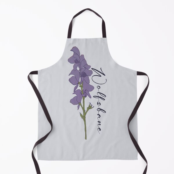 Item preview, Calligraphy Wolfsbane Flowering Botanical designed and sold by Skull Fern.