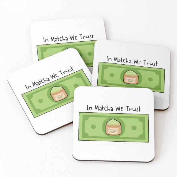 Item preview, In Match We Trust Dollar Bill | Matcha Tea Lover designed and sold by NoodleDoodleCo.