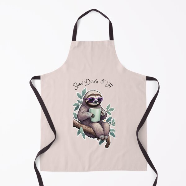 Item preview, Slow Down and Sip Sloth Chillin with a Coffee Cup designed and sold by RoseCandi.