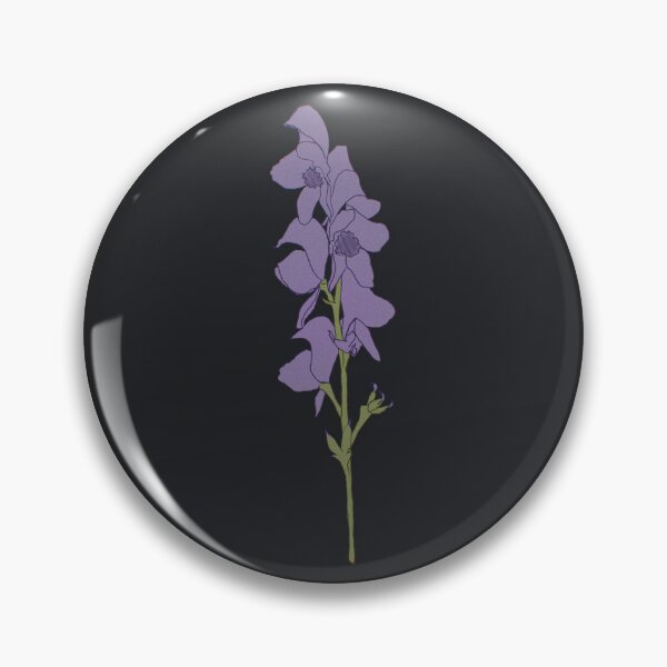 Item preview, Wolfsbane Flowering Botanical Drawing designed and sold by Skull Fern.