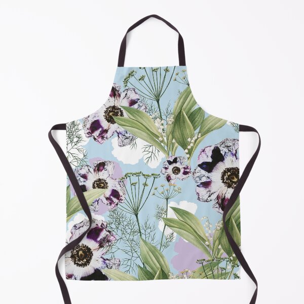 Artikelvorschau, Kaya | Powder Blue Pastell verschneit | Vintager botanischer Blumen-Boho-Garten | Frühlingsblüte entworfen und verkauft von 83oranges.com.