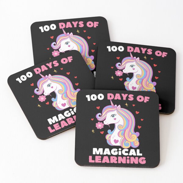Item preview, 100 Days Of Magical Learning Funny Unicorn  designed and sold by thebest-2studio.