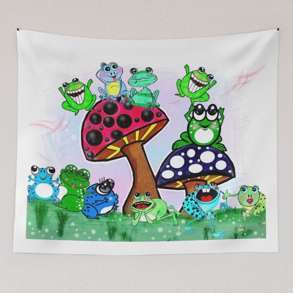 Item preview, Animal - Happy Frogs  designed and sold by Shirley cute art .