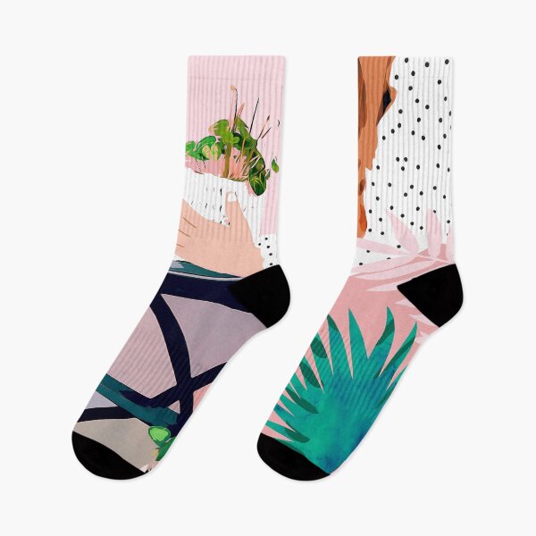 Item preview, Plant Lady & The Urban Junglow | Blush Botanical Home Décor | House Plants Bohemian Woman Bedroom designed and sold by 83oranges.com.