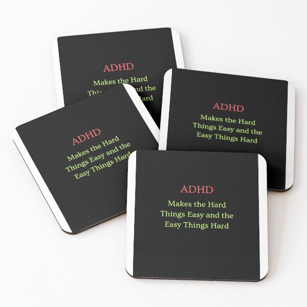 Item preview, ADHD: Makes Hard Things Easy and Easy Things Hard designed and sold by TheNeuroVerse.