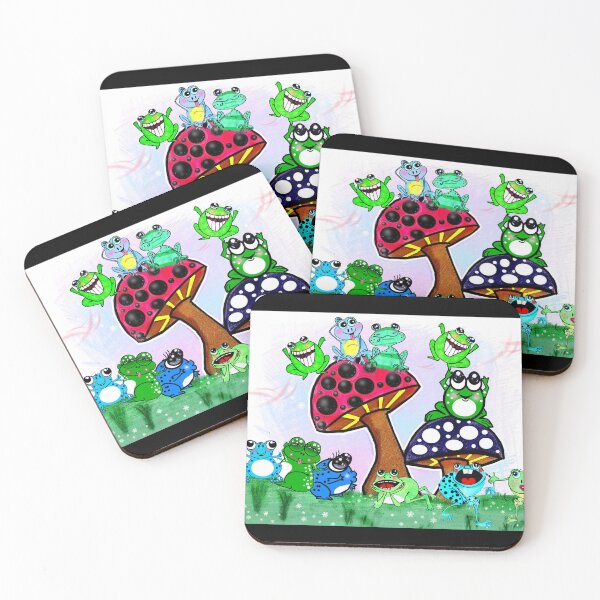 Item preview, Animal - Happy Frogs  designed and sold by Shirley cute art .