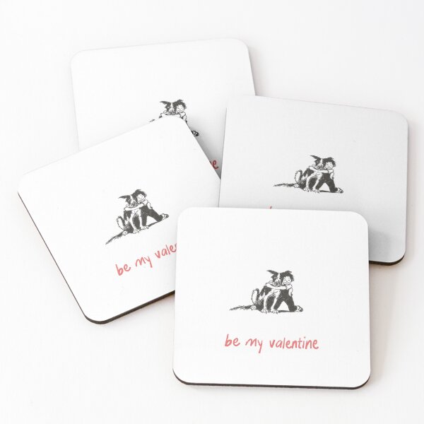 Item preview, Ramona and Ribsy be my valentine card pets Valentine animal lover dog Valentine’s Day Kids designed and sold by LaundrySalt.