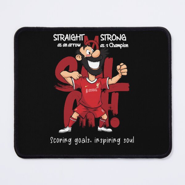 Item preview, Mo Salah - Straight as an Arrow Strong As a Champion designed and sold by Astha Warna.