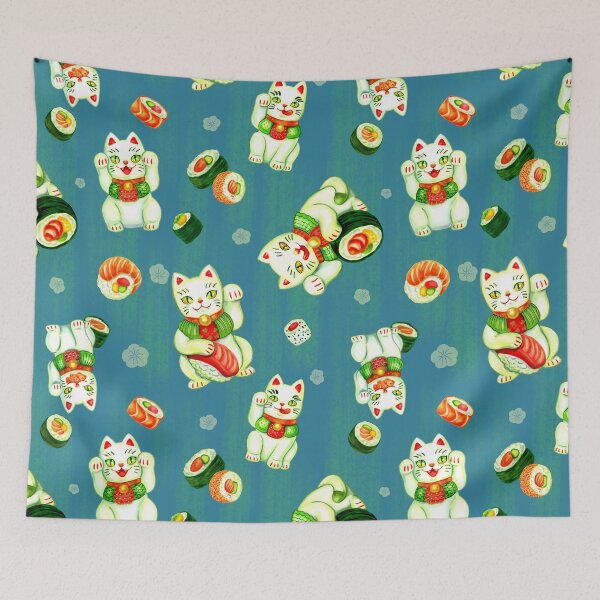 Item preview, Lucky Cat Rolls designed and sold by Marta Tesoro.