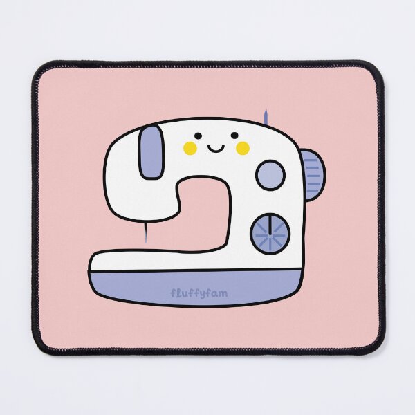 Item preview, Cute sewing machine in blue designed and sold by fluffyfamcraft.