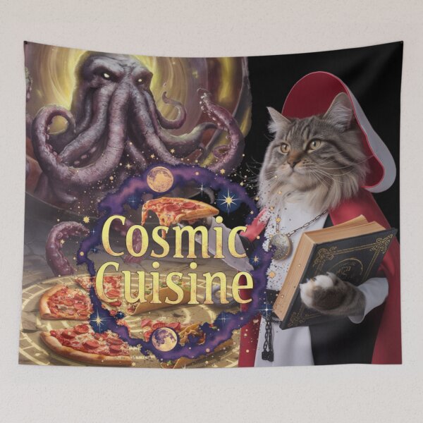 Item preview, Cosmic Cuisine - Secret Yummy Cult designed and sold by ChonkingHazard.