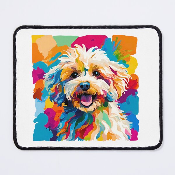 Item preview, Colorful Modern Art Maltipoo Design – A Vibrant Tribute to Maltipoo Lovers designed and sold by Fredster1966.