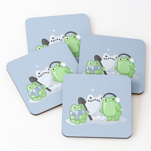 Item preview, Frogs and snowman  designed and sold by FlowMinnow.