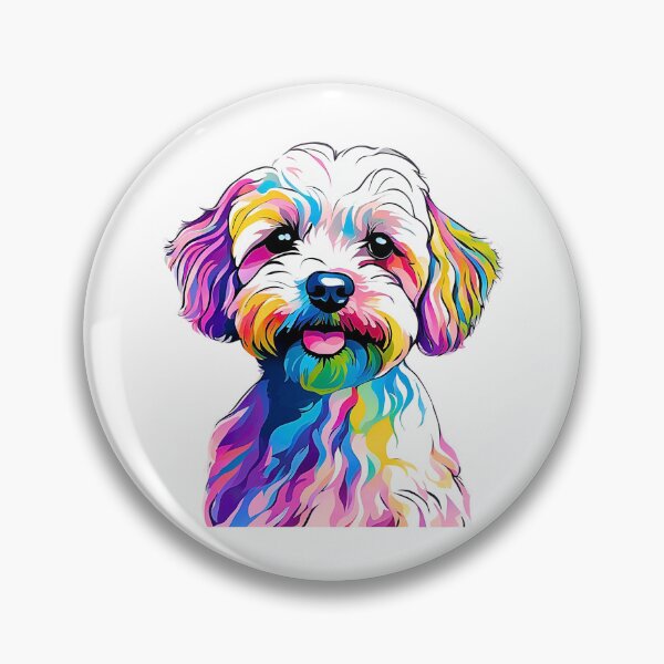 Item preview, Colorful Modern Art Maltipoo – A Vibrant Tribute to Maltipoo Lovers designed and sold by Fredster1966.