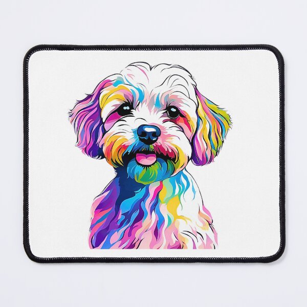 Item preview, Colorful Modern Art Maltipoo – A Vibrant Tribute to Maltipoo Lovers designed and sold by Fredster1966.