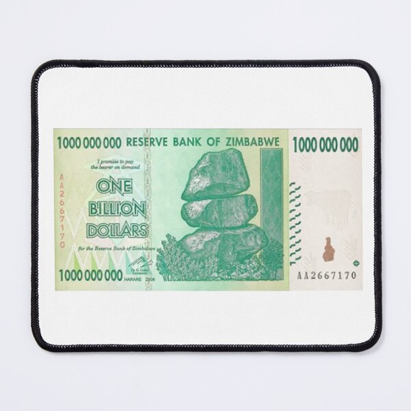 Item preview, Zimbabwe’s 1 Billion Dollar Banknote  designed and sold by sarahbidz.