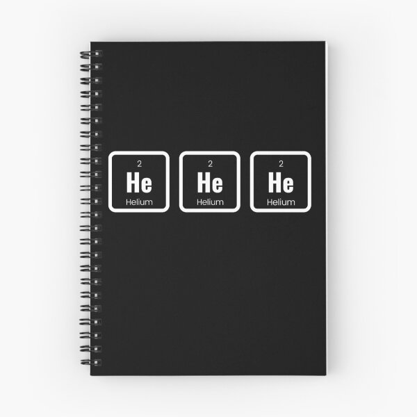 Item preview, Hehehe Helium | Chemistry Joke Pun designed and sold by NoodleDoodleCo.